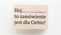 Stempel drewniany do rękodzieła 3